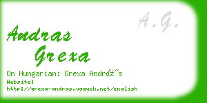 andras grexa business card